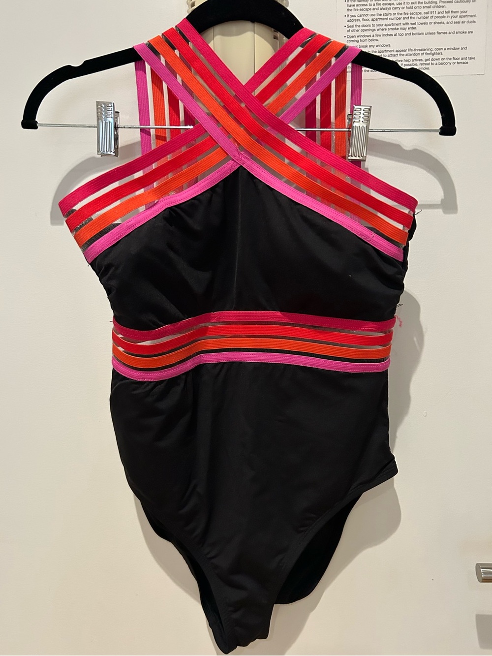 Kenneth Cole One-piece Swimsuit- M
